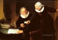 ヤン・リクセンとその妻 レンブラントの肖像画